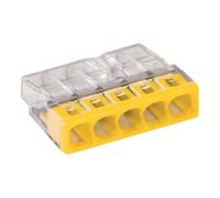 WAGO WAGO Connecteur de raccordement VDE - COM.5x0,5-2,5mm² jaune 6 pièces Quantité:1