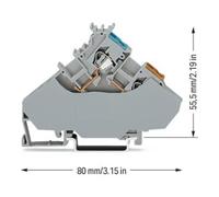 WAGO WAGO GmbH& Co. KG Bornier d’alimentation initiateur 0,08-2,5 mm² gris 280-567 Quantité:20
