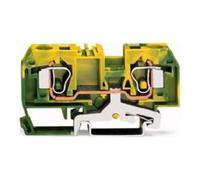 WAGO WAGO GmbH& Co. KG Bornier de terre 0,2-10 mm² vert/jaune 284-907 Quantité:1