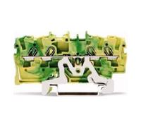WAGO 2002-1407 - Bloc de jonction jaune-vert 0.25...2.5 mm²