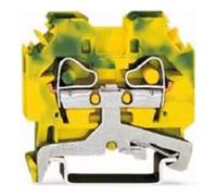 WAGO WAGO GmbH& Co. KG Connecteur de conducteur de protection 0,2-6 mm² vert/jaune 282-107 Quantité:1