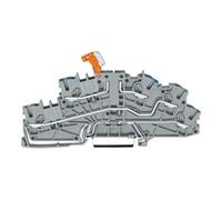 WAGO WAGO GmbH& Co. KG Connecteur de distribution 4 mm² gris NT/L/PE 2003-6641 Quantité:1