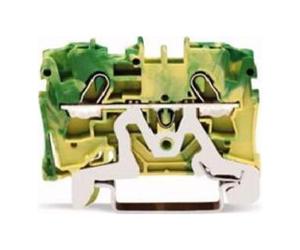 WAGO WAGO Schutzleiterklemme 4 mm², vert/jaune 2004-1207 Quantité:1