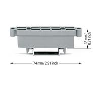 WAGO WAGO Support collecteur pont 209-100 Quantité:50