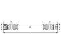 Wago Winsta Midi Cordon De Raccordement Installation De Bâtiment Ajustable - 771-9993/007-401