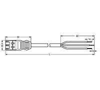 Wago Winsta Midi Cordon De Raccordement Installation De Bâtiment Ajustable - 771-9993/3207-301