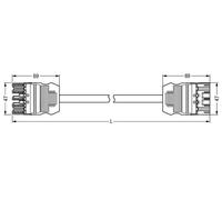 Wago Winsta Midi Cordon De Raccordement Installation De Bâtiment Ajustable - 771-9995/007-401