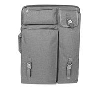 WAHEWUD Grand Sac de Transport Multifonction pour Fournitures d'art en Toile 4K, Sac de Rangement pour Outils de Peinture, carnet de Croquis (Grise)