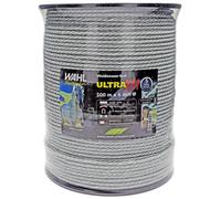 WAHL-FENCE CORDON DE CLÔTURE - ULTRA - 6mm/500m Conducteurs 2 x Cu 0,30mm, 4 x acier inox 0,20mm