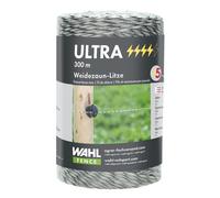 WAHL-FENCE FIL DE CLÔTURE - ULTRA - 300m Conducteurs 6 x acier inox 0,20mm + 6 x Cu 0,20mm