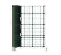 WAHL-FENCE Filet pour volailles, 110 cm/50 m, pointe double non électrifié, 15 piquets noirs