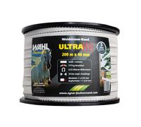 WAHL-FENCE RUBAN DE CLÔTURE - ULTRA - 40 mm/200 m 7 x câble acier inox 0,20 mm + 7 x câble Cu 0,20 mm