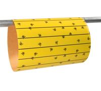 WAHL-Hausmarke Feuilles attrape-mouches d'étables Fly-Glue 6 feuilles de 60 x 34,5 cm - Qualité supérieure