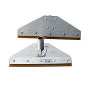 WAHL-Hausmarke RACLEUR DE FUMIER EN ALUMINIUM WAHL 50cm avec caoutchouc spécial