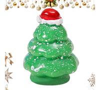 wahoei Mini figurine de sapin de Noël miniature pour décoration de table | Décoration d'arbre de Noël pour chambre à coucher, salon, fête de vacances, plateau à étages