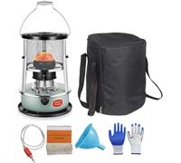 WaiDXn Chauffage à Convection au kérosène d'intérieur, poêle de Camping, chauffage de tente d'extérieur, brûleur radiant Mobile, 9000 BTU, flamme réglable