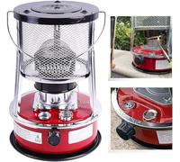 WaiDXn Chauffage d'espace efficace 6L, rouge/blanc, poêle à kérosène d'extérieur, brûleur à mèche de kérosène Portable, chauffage à l'huile for le Camping(Red4.6L)