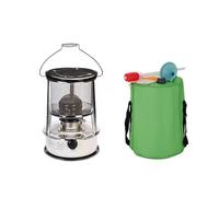 WaiDXn Chauffage extérieur poêle Convection kérosène mèche chauffage chauffage à huile d'urgence brûleur Mobile 6L for hiver randonnée Camping tente
