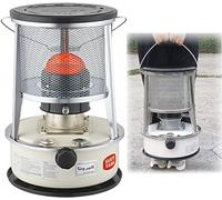 WaiDXn Poêle à kérosène extérieur léger Non électrique, brûleur de chauffage de Camping, puissance de feu réglable, chauffage de l'espace au kérosène for tente de Garage(White6L)