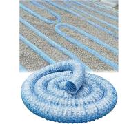 WaiDXn Tuyau de Drainage français, Tuyau d'aménagement paysager Flexible et Extensible, ondulé et perforé(2m/6.6ft)