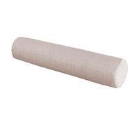 Waigg Kii Coussin rond pour lit, coussin de canapé cylindrique, coussin traversin pour canapé-lit, coussin rond pour soutien du cou et des lombaires (10 x 180 cm, beige)