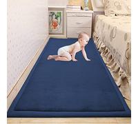 Waigg Kii Grand tapis de jeu doux en velours corail pour enfants, tapis de yoga Tatami antidérapant pour salon, chambre à coucher