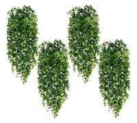 Waipfaru Lot de 4 Plantes artificielles à Suspendre de 0,8 m - Résistantes | Plantes artificielles d'extérieur résistantes aux UV pour décoration bohème moderne pour terrasse, extérieur, intérieur, fête