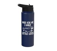 Wait For Me I Have Little Legs, Short Legs, Teckel Stainless Steel Insulated Water Bottle