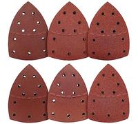 WAIZHIUA Lot de 72 feuilles abrasives à 11 trous pour ponceuse Bosch PSM 100A PSM 200 AES PSM 18