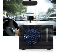 Wakects DC 12V Climatiseur de Voiture, Mini Refroidisseur d'eau Évaporatif Auto Ventilateur de Climatisation de Voiture Camion Domestique Ventilateur de Refroidissement Portable 20x11x15cm