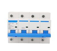 Wakects Disjoncteur 4 Pôles 400V 80A, Interrupteur à Aimant Thermique | PC Ignifuge, Interrupteur de Déconnexion, Usage Domestique, Ajustement du Système, Protection contre les Défauts Courts,