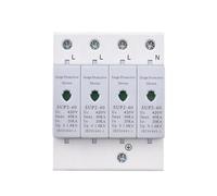 Wakects Dispositif de Protection Contre Les Surtensions, 4P AC 420 V SPD avec Boîtier en Plastique Ignifuge, Parafoudre sur Rail DIN Imax 40 KA pour la Distribution d'énergie Domestique et Les