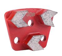 Wakects Disque de Meulage diamanté Trapézoïdal, 30, épaisseur 16 Mm | Racloir à Béton, Liaison Métallique, élimination D'adhésif, Revêtements Minces, Sols en Ciment, Diamètre 9 Mm, Lot de 3