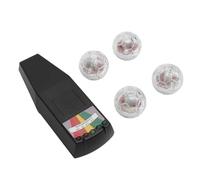 Wakects Kit de Chasse aux Fantômes Détecteur Paranormal EMF, Détecteur D'esprits Surnaturels 50Hz à 2000MHz avec 4 Boules Lumineuses à Activation par Mouvement, pour Maison Bureau