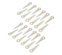 Wakects Lames de Coupe en Plastique, Lames de Tondeuse, 24 Pièces, Remplacement PA66 4111 007 1001, 105mm Standard avec Trou de 12mm pour 6 3 20 3 10 41