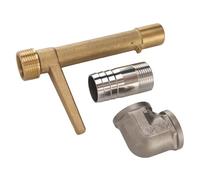 Wakects Outil de oupleur Rapide e Vanne à Couplage Rapide en Laiton et en Acier Inoxydable G3 4 pour l'irrigation par Aspersion de Jardin et de Cour Installation Facile Accès à l'eau