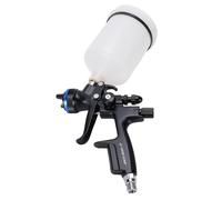 Wakects Pistolet à Peinture en Aérosol en Alliage d'aluminium HVLP, Tasse de 600 ML, Buse de 1,3 Mm, Largeur de Pulvérisation de 17 à 21 Cm, avec Brosse de Nettoyage, pour Peinture Automobile,
