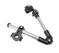 Wakects Porte-Parapluie de Vélo, Support de Parapluie de Vélo Réglable en Métal et ABS, Fixation de Guidon Antichoc, Installation Rapide, pour Vélos, Scooters électriques, Utilisation sous la Pluie