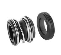 Wakects Pump Mechanical Seals Shaft Seal Pump Seal 18mm Single Coil Built In Spring 304 Stainless Steel Moving Ring for Water Kettle Online General Industrial