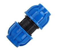 Wakects Raccord de Tuyau 32mm à 32mm, Raccord Plastique, Lot de 4 | Adaptateur de Tuyau, Polyéthylène, Conduites D'eau Potable, compatibilité Tuyaux Polymères, Résistant à la Corrosion, 4