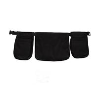 Wakects Sac de Ceinture en Polyester avec Tablier, 5 Poches, 2 Compartiments Zippés Réglables 107,1 Cm avec Sangle d'extension pour Le Jardinage, Le Travail, Les Voyages, Hommes et Femmes