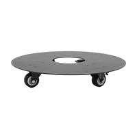 Wakects Support à Plantes Roulant, Support à Plantes en Acier au Carbone avec Roues, Chariot à Rond de 500 LB avec 2 Roues Silencieuses Verrouillables, Base Résistante à l'eau pour Terrasse, (12