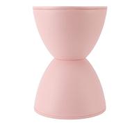Wakects Tabouret en Forme de Sablier Table d'appoint Ronde en Plastique 30 Cm X 42 Cm Tabouret Rond pour Salle de Bain et Cabine d'essayage Sièges et Table Compacts pour Changer de Chaussures
