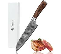 Couteau de chef Wakoli EDIB Kiritsuke I lame 20 cm I manche en bois de pakka