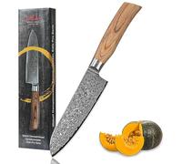 Couteau Santoku Wakoli EDIB Pro Damas I lame 16cm I manche en pakkawood