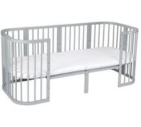 Waldin rallonge pour lit bébé 7 en 1 à 174 cm, sans lit, gris