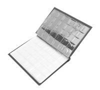 Walfront Album de Pièces avec 250 Pochettes, 10 Pages (Brown) | Construction durable, résistant à la corrosion, taille compacte, support de collection