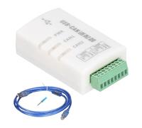 Walfront Analyseur de Bus Can Adaptateur USB à 2 Canaux avec Câble pour Logiciel ZLG Trythink New Energy (2A)