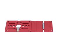 Walfront Butée D'angle pour Scie Plongeante (340 mm) - Guide D'angle Droit en Alliage D'aluminium (90°) avec Tiges de Serrage Rapide - Accessoire pour Rail de Guidage de Scie Circulaire