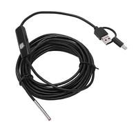 Walfront Caméra d'inspection Endoscopique ABS Endoscope alimenté par USB Objectif 3,9 Mm 720P IP67 6 LED Réglables pour l'inspection des équipements de Pipeline d'entretien de Moteur Automobile